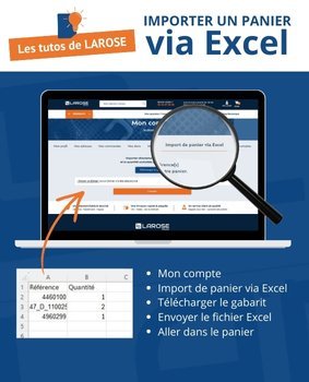 Import de panier via Excel